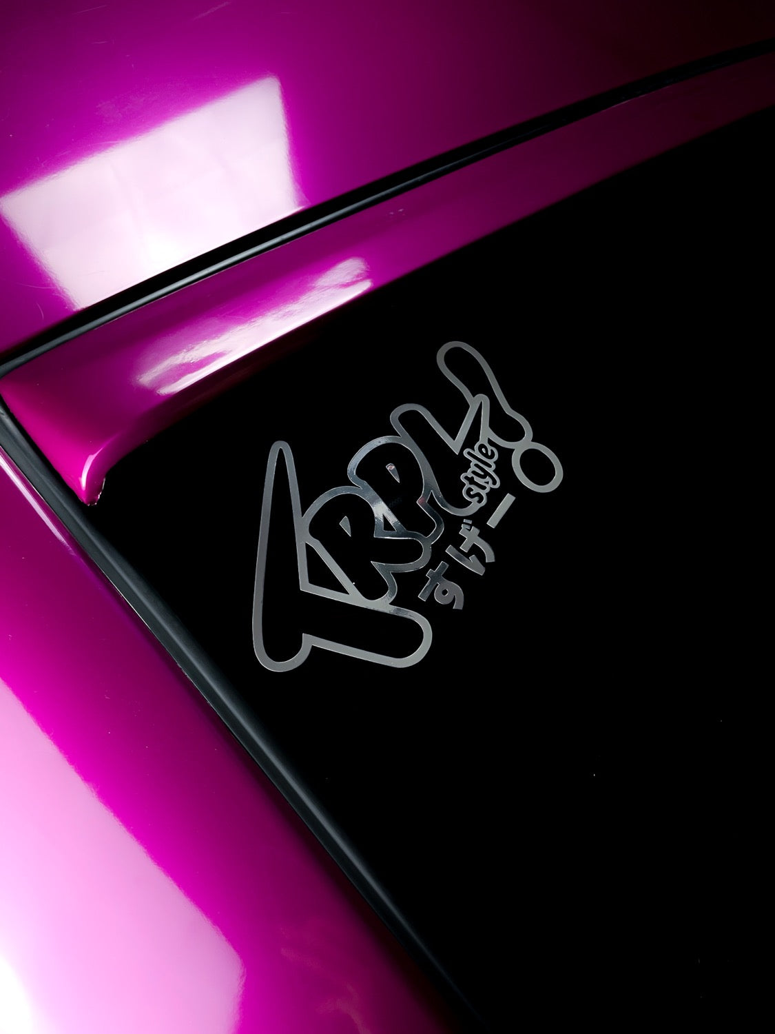 trplstyle logo - Chrome Diecut image 2
