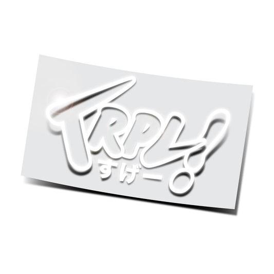 trplstyle logo - Reflective White Diecut image 0